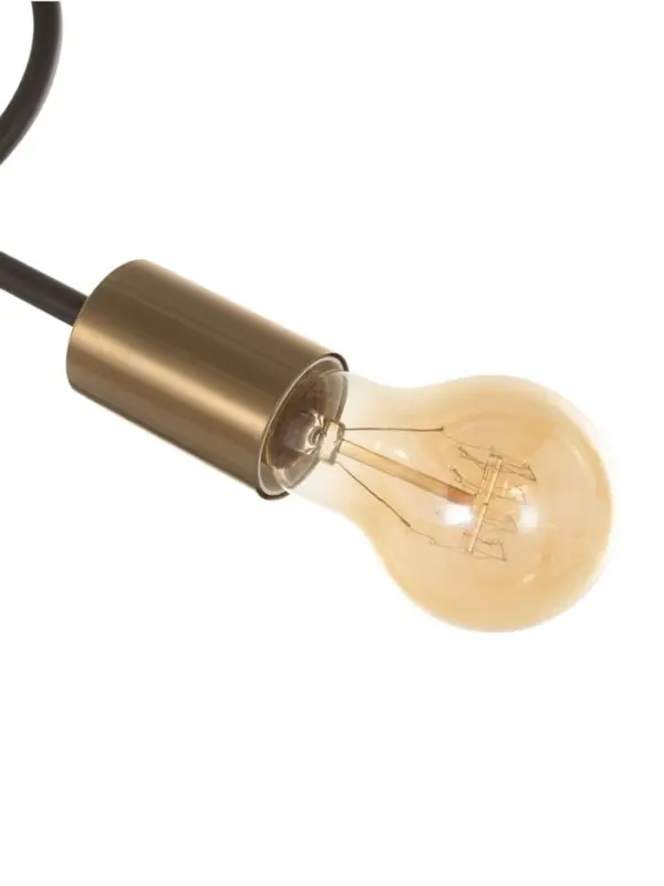 Бра BayerLux &laquo;Узел&raquo;, 1&times;40 Вт, Е27, черный/латунь