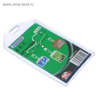 Бейдж - карман силиконовый, вертикальный, 54&times;90 мм