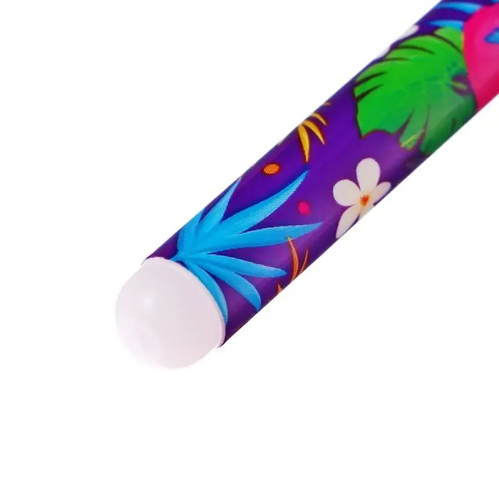 Ручка гелевая СТИРАЕМЫЕ ЧЕРНИЛА, стержень синий, 0.5 мм, корпус Тропики МИКС Ручка гелевая СТИРАЕМЫЕ ЧЕРНИЛА, стержень синий, 0.5 мм, корпус Тропики МИКС