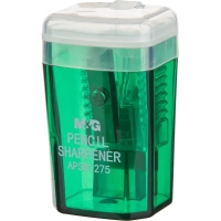 Точилка для карандашей M&G, 1 отверстие, с контейнером, цвет в ассортименте