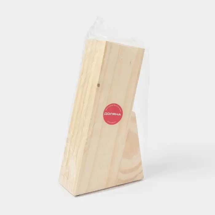 Подставка для ножей Доляна, 11&times;6&times;20 см, дерево