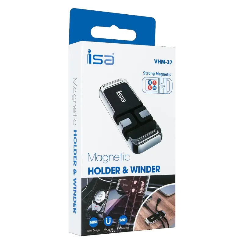 Автодержатель VHМ-37 магнитный ISA