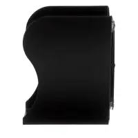 Подставка для книг раздвижная 3 отделения, металл, черная