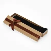 Набор подарочных коробочек 6 шт. под браслет, цепочку, &laquo;Стёганый принт&raquo;, 21&times;4 см, МИКС