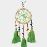 Брелок "Ловец снов" 17 см, цв. зелёный Брелок "Ловец снов" 17 см, цв. зелёный