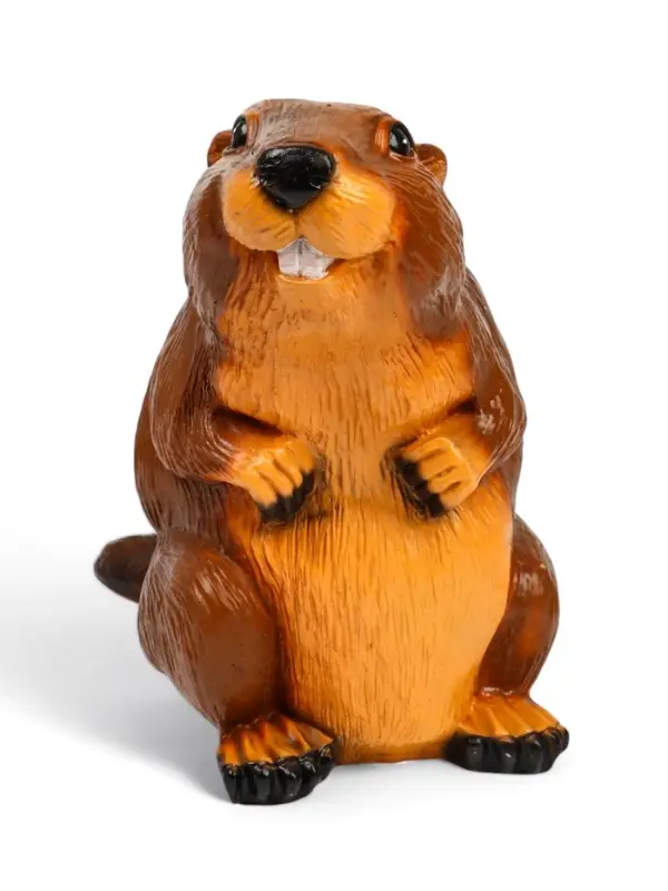 Садовая фигура из полистоуна «Бобер», 43×38×24 см