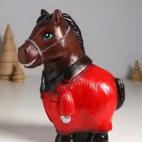 Копилка "Конь в пальто" 22,5х18х13 см, коричневый Копилка "Конь в пальто" 22,5х18х13 см, коричневый