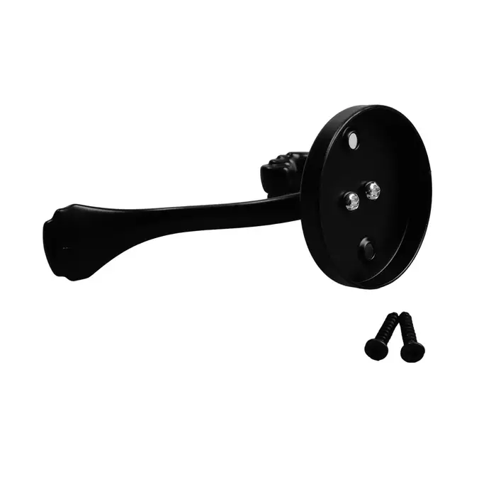 Крючок мебельный CAPPIO GRACE, двухрожковый, цвет черный