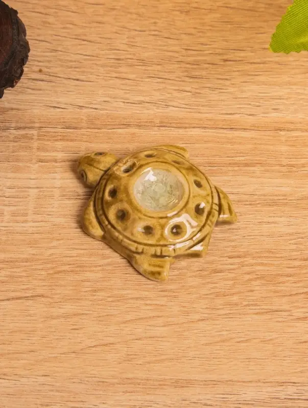 Подставка под благовония  Подставка под благовония "Морская черепашка" керамика, цв. коричневый, 5,5х4,5х1 см