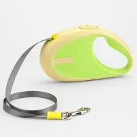 Рулетка - поводок для собак, лента 3 метра, зелёная