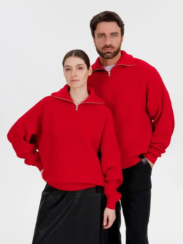 Джемпер Siluetti Birne, красный, размер S/M Джемпер Siluetti Birne, красный, размер S/M