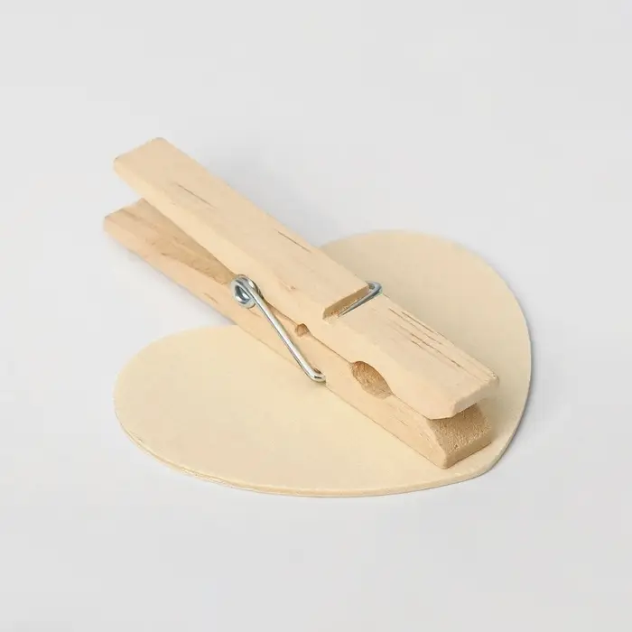 Меловой ценник &laquo;На прищепке&raquo; 6.6&times;7,2, сердце, (фасовка 10 шт.), цвет чёрный