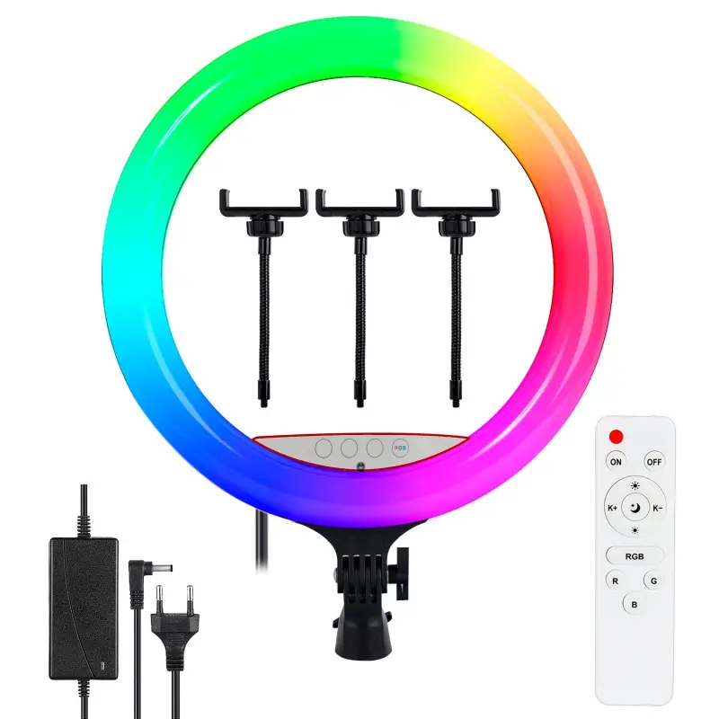 Селфи кольцо 45см MJ45 18" RGB (без штатива)