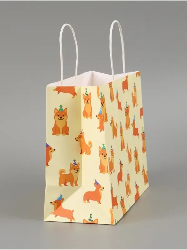Пакет подарочный &laquo;Пёсики&raquo;, 25 х 22 х 12 см