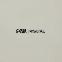 Блюдо фарфоровое для подачи с деревянной ручкой Magistro, d=20 см, белое