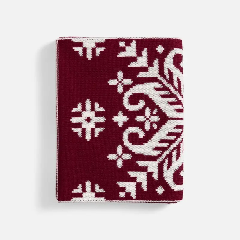 Шарф Wintertude M, красный с белым