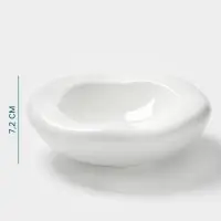 Блюдо Hanna Kn&ouml;vell, 500 мл, d=23.5 см, фарфор, белое