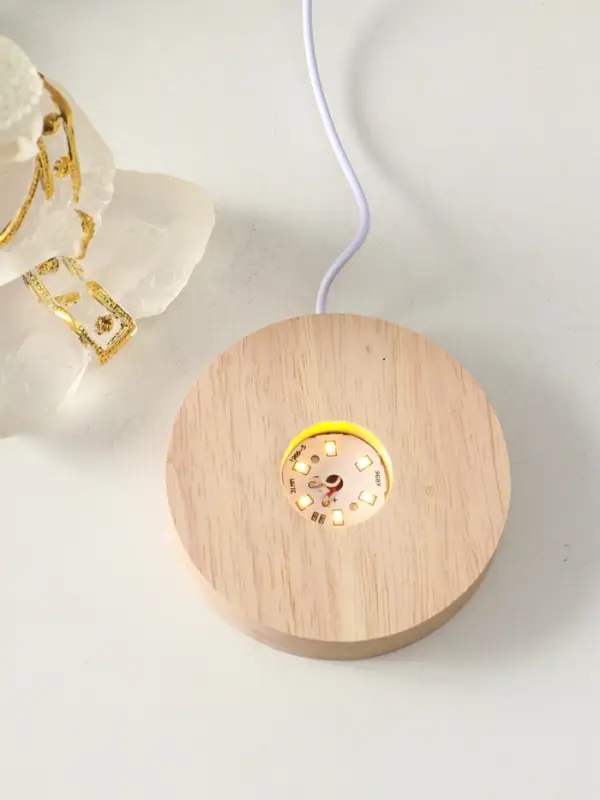 Сувенир полистоун свет "Будда Анджали Мудра - молитва" прозрачный 10х10х17,5 см