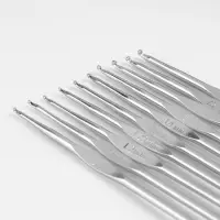 Набор крючков для вязания, d=1-1.9 мм, 12 см, 10 шт.