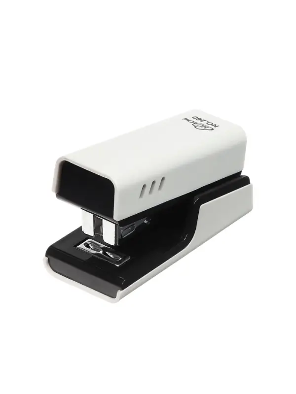 Степлер №24/6 корпус белый стиль, до 20 листов, МИНИ
