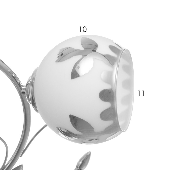 Люстра Люстра "Адель" 5х40Вт Е27 Хром МОДЕЛЬ: 2612361