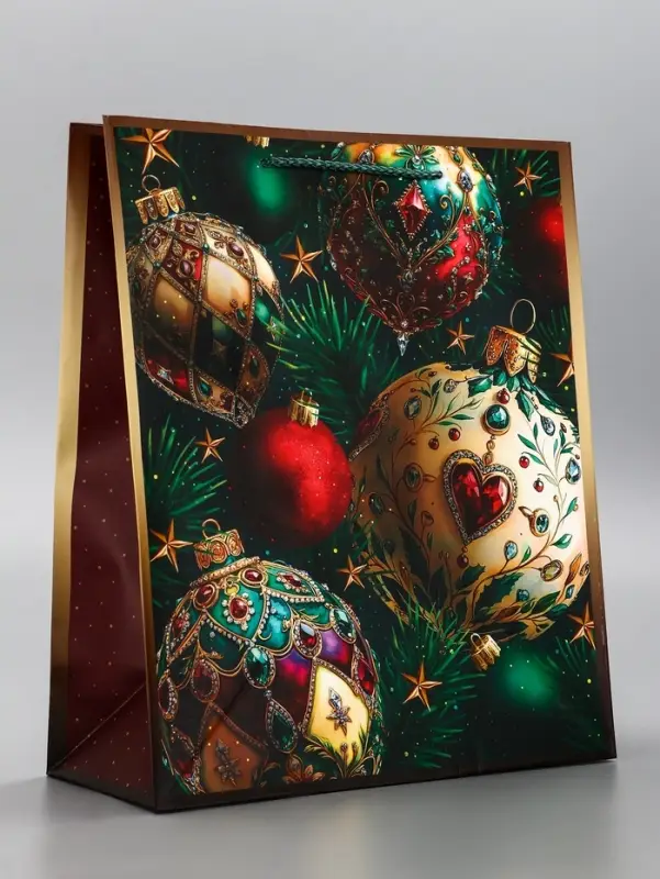 Пакет подарочный новогодний ламинированный, «Снеговик с друзьями» , 26×12×32 см Пакет подарочный новогодний ламинированный, «Снеговик с друзьями» , 26×12×32 см