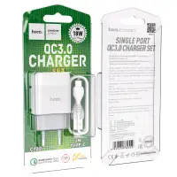 СЗУ C72Q USB на Type-C 18W HOCO белое