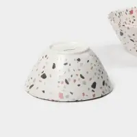 Салатники Magistro Terazzo, 700 мл, 16&times;7.4 см, набор 2 шт., фарфор, белые