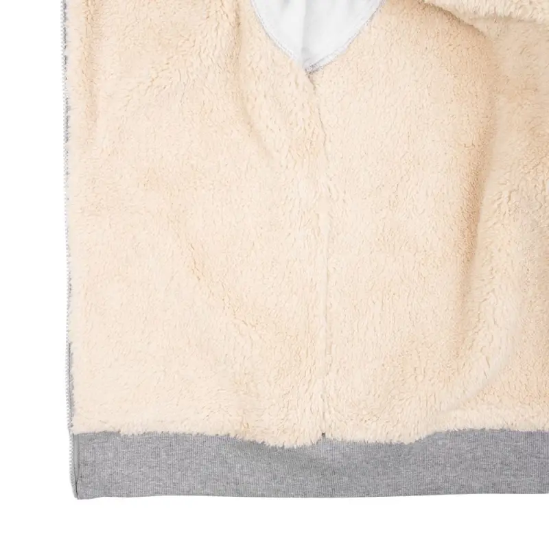 Толстовка унисекс на молнии Sherpa 280, серый меланж, размер XS Толстовка унисекс на молнии Sherpa 280, серый меланж, размер XS