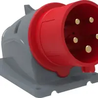 MAGNUM Вилка стационарная ССИ-525 32А 6ч 380В 3P+PE+N IP44 IEK