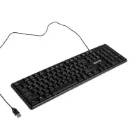 Клавиатура Defender Element HB-520, проводная, мембранная, 107 клавиш, USB, черная
