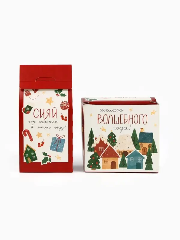 Набор чай 50 г, печенье с предсказанием, ежедневник «Тепла и уюта»