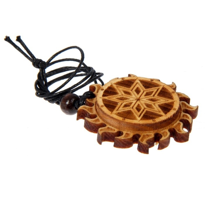 Оберег Оберег "Алатырь" кедр, благоприятно влияет на энергетику