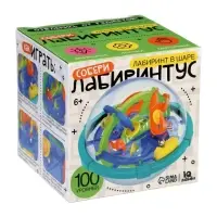 Шар-головоломка IQ-ZABIAKA &laquo;Собери Лабиринтус&raquo;, 100 уровней, МИКС