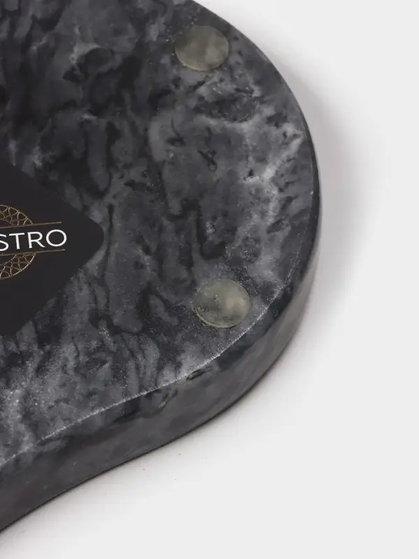 Подставка под ложку Magistro Marble, мрамор, 16.5&times;10&times;1.8 см, чёрная