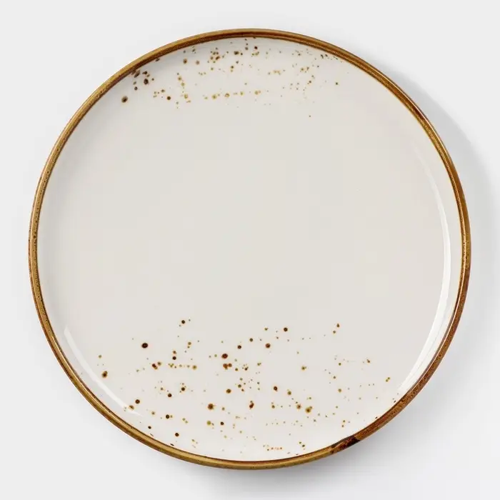 Тарелка Magistro &laquo;Церера&raquo;, d=20.3 см, фарфор, белая