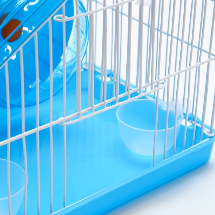 Клетка для грызунов укомплектованная RT-2t, 22 х 16 х 20 см, голубая (фасовка 30 шт) Клетка для грызунов укомплектованная RT-2t, 22 х 16 х 20 см, голубая (фасовка 30 шт)