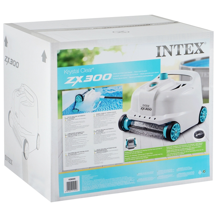 Автоматический пылесос для бассейна ZX300, для насосов от 6056 до 13248л/ч, 28005 INTEX Автоматический пылесос для бассейна ZX300, для насосов от 6056 до 13248л/ч, 28005 INTEX