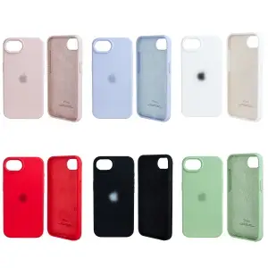 Чехол для iPhone 16e Silicone Сase APL WS (с лого)