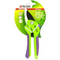 Секатор Palisad 210мм прямого реза, шестер привод, двухкомп рукоят 60532