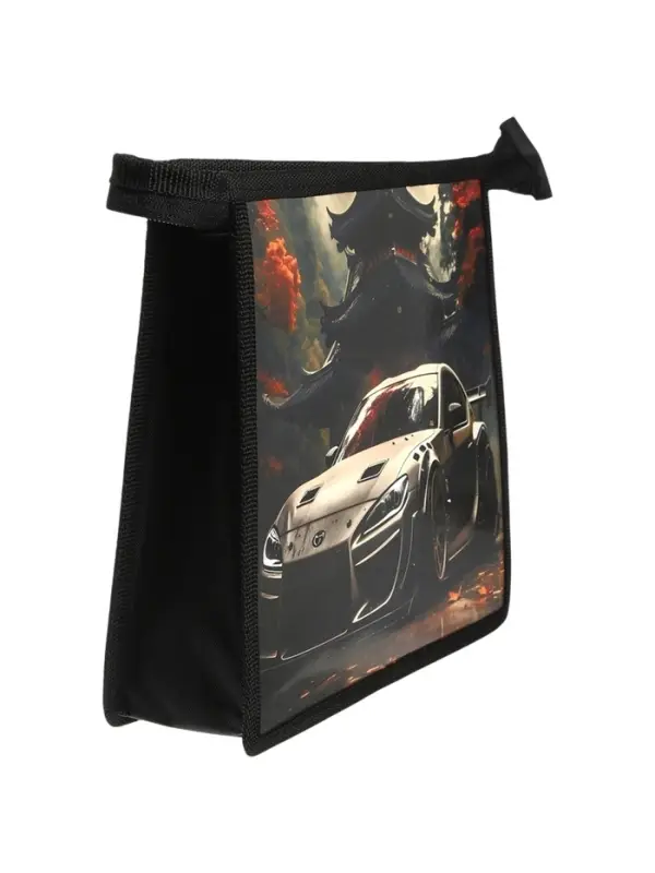 Папка для тетрадей А5 &laquo;Авто в лесу&raquo;, молния сверху, 230&times;190&times;50 мм