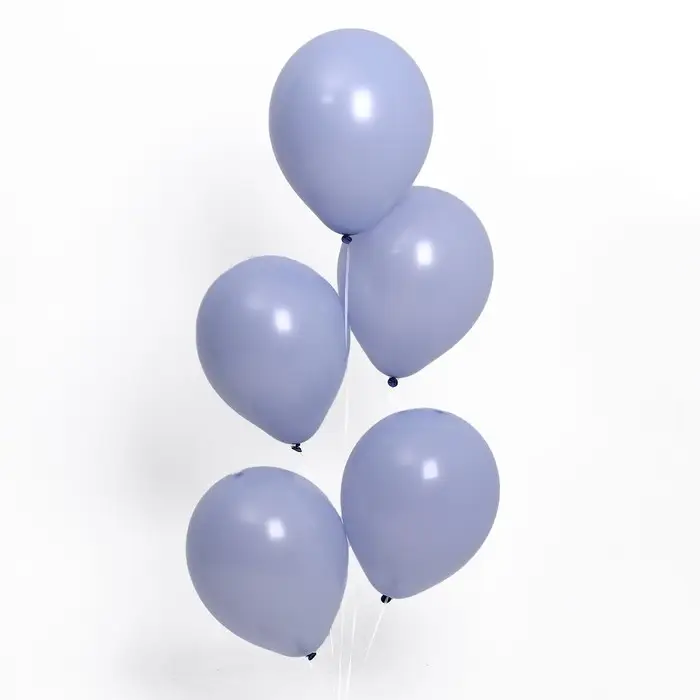 Шар латексный 12 Шар латексный 12", пастель, набор 5 шт, цвет светло-серый