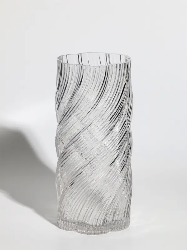 Ваза стекло настольная  Ваза стекло настольная "Бриджит" 24,5х11 см, прозрачный
