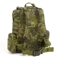 Рюкзак тактический туристический Storm tactic, 50 л, с карманами, расцветка пиксели, оливковый