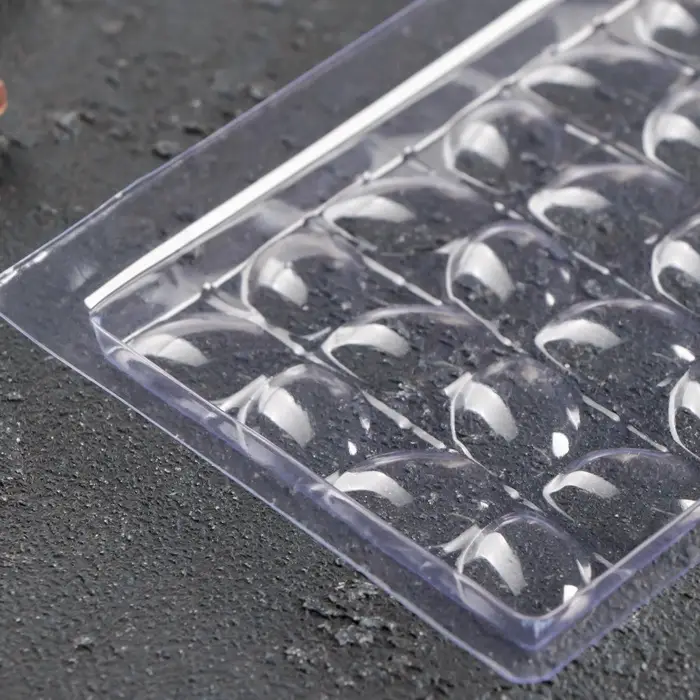 Форма для шоколада «Лепестки», пластик, 20.5×10×1 см, прозрачная