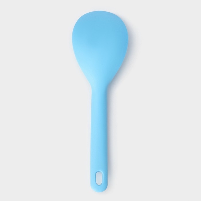 Ложка Доляна «Дуэт», 24×7,5×4 см, цвет голубой Ложка Доляна «Дуэт», 24×7,5×4 см, цвет голубой