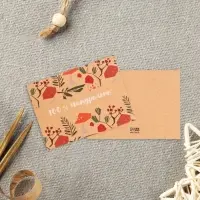 Мини открытки для бизнеса &laquo;Самое нужное&raquo;, крафт, 10 шт., 8&times;6 см