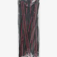 Молния &laquo;Трактор&raquo;, №5, разъёмная, замок автомат, 70 см, чёрная, красная