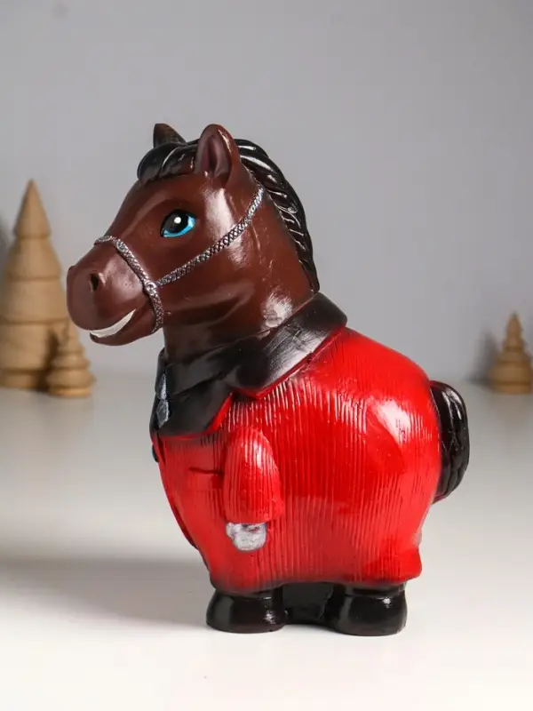 Копилка Копилка "Конь в пальто" 22,5х18х13 см, коричневый