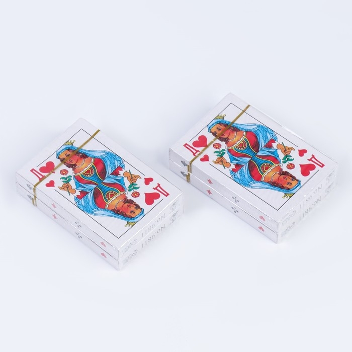 Карты игральные Карты игральные "Дама", 36 шт, набор 4 шт, 8.7 х 5.7 см